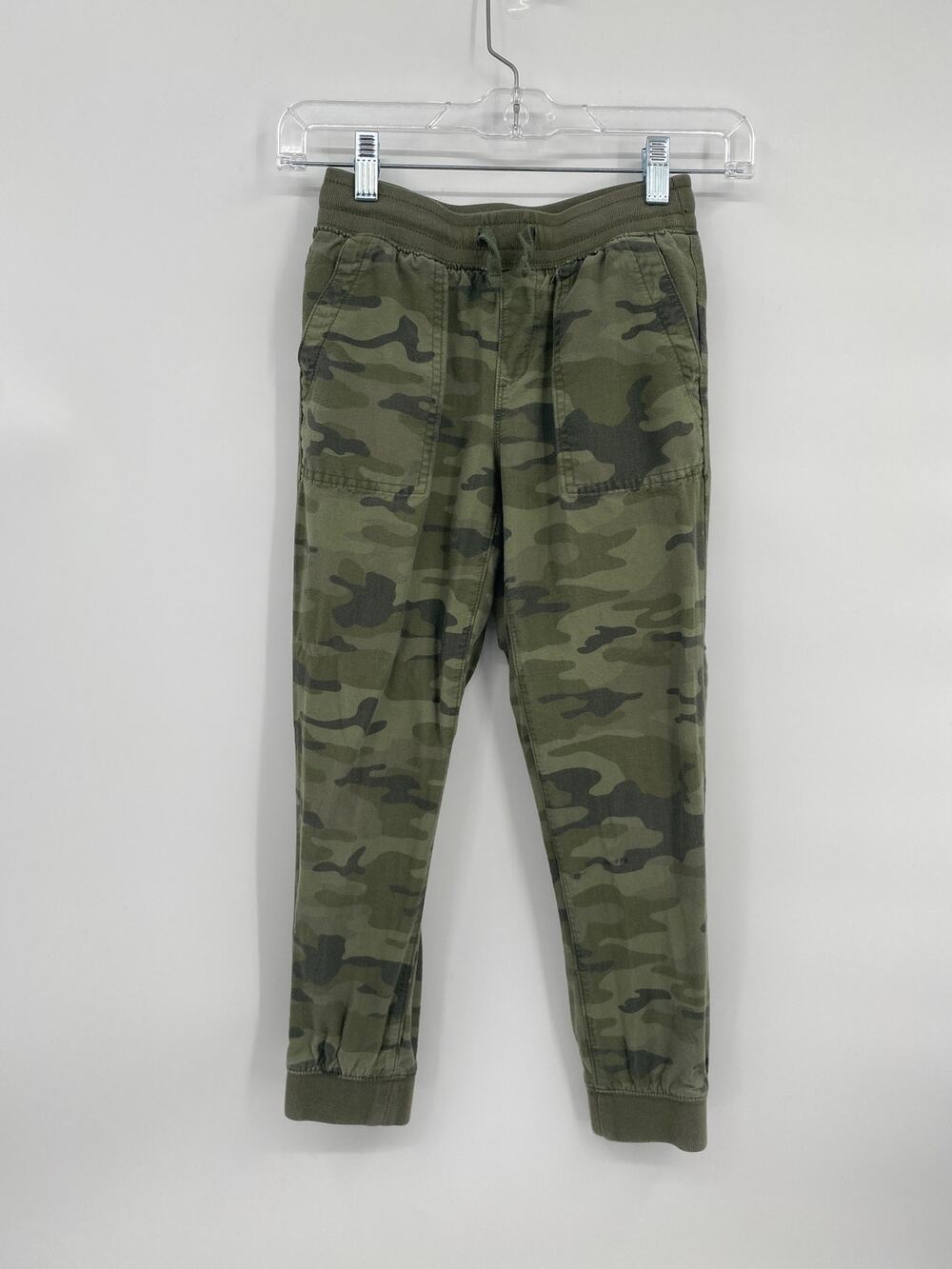 Gap Kids Green Camoflage Camo Jogger Pants Elastic Waist Medium